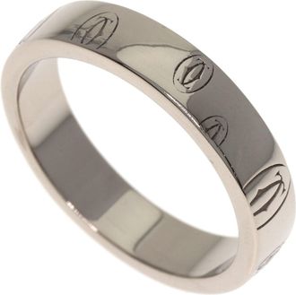 Cartier Happy Birthday White Band Ring (Pre-Owned)