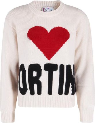 MC2 Saint Barth Dames, Truien, Beige, Maat: S