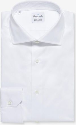 Giampaolo Lang&auml;rmeliges Hemd aus Baumwolle