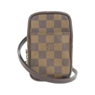 Louis Vuitton Pre-owned Damier Pouch - Dames - Pre-owned - Bruin - Maat: ONE Size