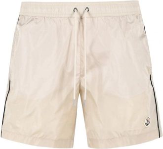 Moncler ARCHIVE LOGO SWIMSHORTS Size: M, colour: BEIGE