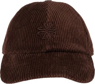 Jacob Cohen Corduroy Baseball Cap - Heren - Petten - Bruin - ONE Size - Katoen - Accessoires