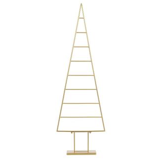 MiCa Decorations &Aacute;rbol de navidad decorativo de metal dorado Alt. 152
