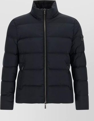 Moorer wool cashmere quilted hooded puffer jacket