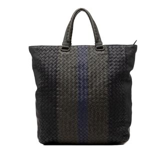 Bottega Veneta Pre-owned Bottega Veneta Tricolor Nappa Intrecciato Convertible Tote Ladies T7SJ43S177EVCEVU