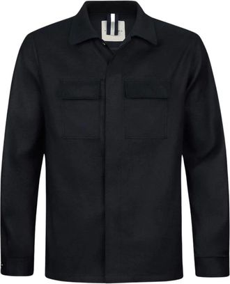 Profuomo Heren, Overhemden, Blauw, Maat: 2XL Katoen