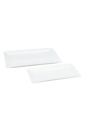BIA Cordon Bleu Set of 2 Rectangular Platters in White at Nordstrom Rack
