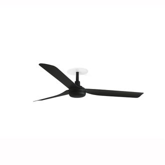 Netlighting Punt Recessed 130cm Ceiling Fan Matt Black