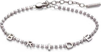 Alex and Ani Bride Tennis Chain Bracelet in Silver at Nordstrom