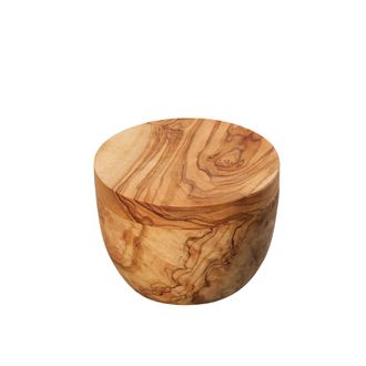 Zassenhaus Salero Zassenhaus, Madera De Olivo, Di&aacute;metro 9,5 X 7 Cm