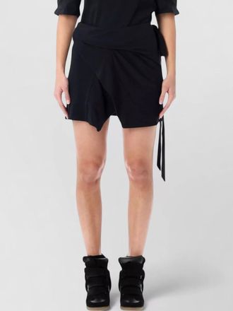 Isabel Marant bernenice wrap skirt asymmetric hem tie