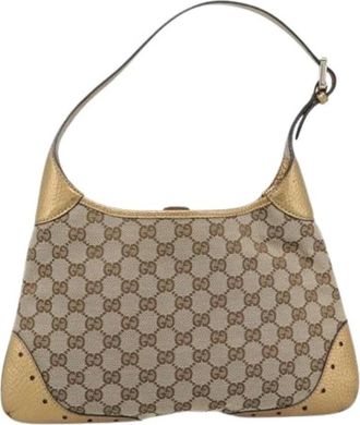 Gucci Pre-owned Vintage Schoudertas - Dames - Vintage Schoudertas - Beige - ONE Size - Vintage