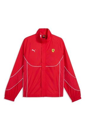 Puma Scuderia Ferrari Windbreaker in Rosso Corsa at Nordstrom, Size Xx-Large
