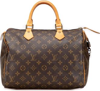 Louis Vuitton 1997 Speedy 30 Boston tas met monogram - Bruin