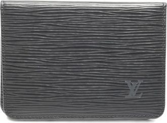 Louis Vuitton 1992 Epi Porto embossed card holder - Grijs