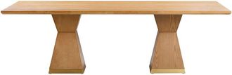 TOV Furniture Nolan Natural Wood Round Dining Table