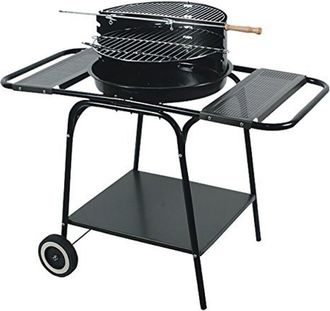 OEM 4u-onlinehandel 4u De Comercio En L&iacute;nea Barbacoa &Oslash;46,5 X 84 Cm Barbacoa Redonda (carb&oacute;n Vegetal Barbacoa Barbacoa Parrilla De Carb&oacute;n Barbacoa De Jard&iacute;