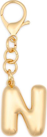 Leith Bubble Initial Bag Charm in N- Gold at Nordstrom Rack