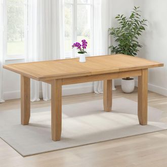 Seconique Windsor Extending Dining Table (Part Assembled) in Light Oak