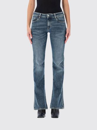 Icon Denim Los Angeles Jeans Kendy flared slim fit a vita media in denim