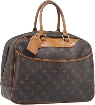 Louis Vuitton Pre-owned Vintage Hand Bag - Dames - Vintage Handtas - Bruin - ONE Size - Leer - Vintage