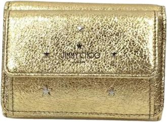 Jimmy Choo London Pre-owned Wallets, female, Yellow, Size: ONE SIZE Pre-owned Leather Wallet