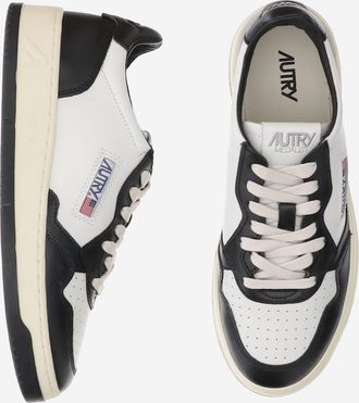 Autry Mens Leather Sneakers Medalist Multicolour Trainers