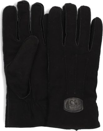 Warmbat Heren Su&egrave;de Handschoenen met Merinowol Voering - unisex - Handschoenen - Zwart - L - Wol - Accessoires