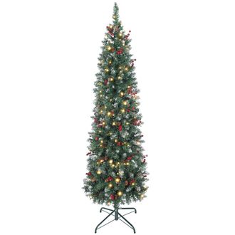HOMCOM &Aacute;rbol de navidad 65x65x180 cm verde