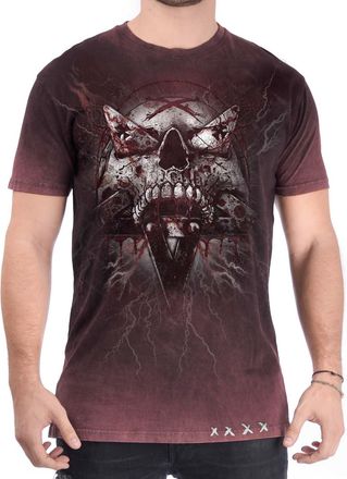 Alchemy AEA Man T-Shirt Pentafixion Retro Stone Wine, Retro Stone Wine, XL