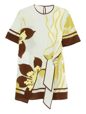 Sir. Amaia floral mini dress - Green