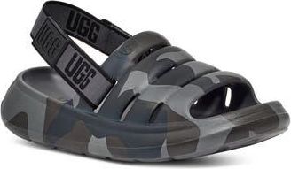 UGG Sport Yeah Water Resistant Slingback Sandal in Black/black at Nordstrom Rack, Size 10