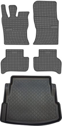 OEM Jaguar Xe Sed&aacute;n De Junio De 2015 A 2019. Juego De Alfombrillas De Goma Para Coche Y Alfombrilla Para Maletero