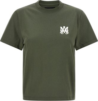 Amiri Core Logo T Shirt Verde-Donna