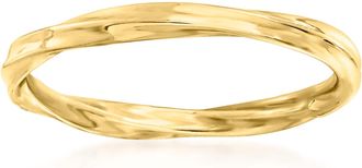 Ross-Simons 18kt Yellow Gold Twisted Ring
