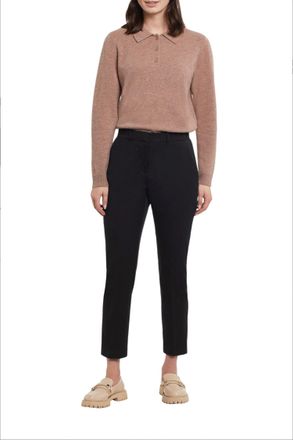 Tribal Signature Slim Ankle Pants In Black