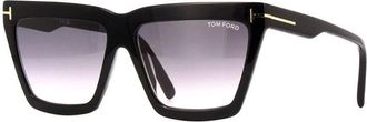 Tom Ford FT1110 01B Shiny Black/Smoke Gradient