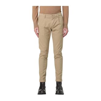 Fay Slim-fit Trousers, male, Beige, W33, Blue Slim Fit Chinos Trousers