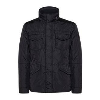 Peuterey Urban Military Style Field Jacket - Heren - Winterjassen - Zwart - L - Nylon - Jassen