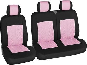 OEM Fundas Universales Para Asientos De Coche, Fundas Para Asientos 2+1, Poli&eacute;ster Repelente Al Agua, Ajuste Universal, Gris