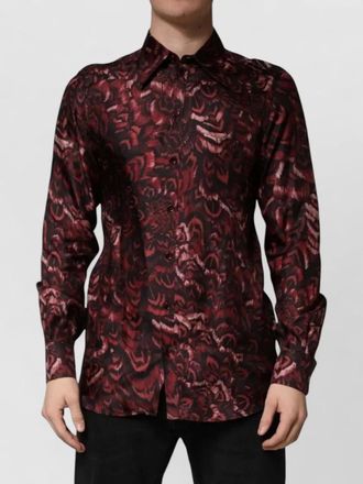 Dolce & Gabbana silk patterned dress shirt