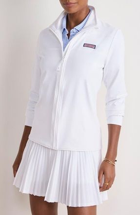 Vineyard Vines Sankaty Full-Zip Jacket in White Cap at Nordstrom, Size Xx-Small