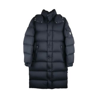 Moncler Heren, Mantels, Zwart, Maat: 3XL Leer