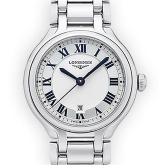 Longines Primaluna Quartz Silver Dial Ladies Watch L8.142.4.71.6