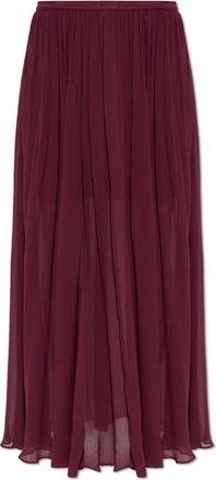 Anine Bing Clementine Skirt - Dames - Maxi Rokken - Rood - S - Rokken