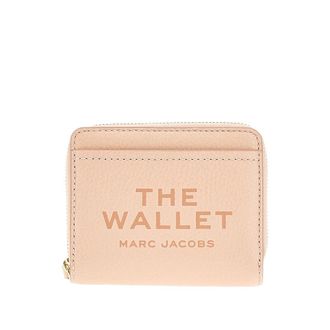 Marc Jacobs Grained leather mini compact wallet Woman One Size
