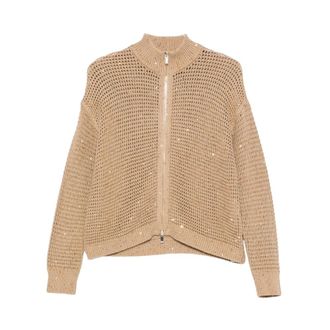 Max Mara Dames, Truien, Beige, Maat: S