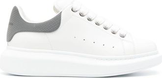 Alexander McQueen leather sneakers - women - Rubber/Calf Leather/Calf Leather - 35.5 - White