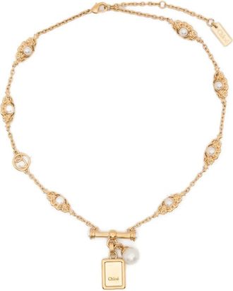 Chlo&eacute; Collana con pendente Classy - Oro