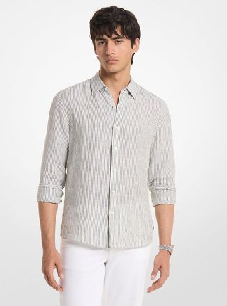 Michael Kors Striped Linen Shirt